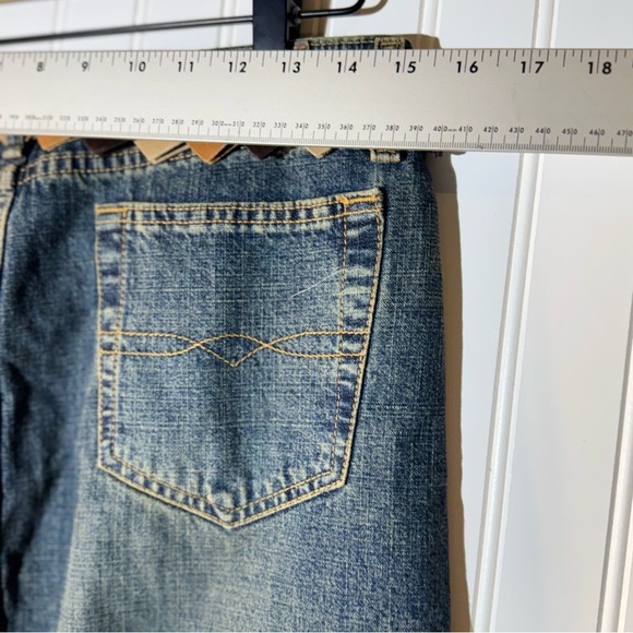 Y2K LEI Western Denim Skirt 7 | Lace-Up Front | Studded Belt | Vintage Boho Midi - Picture 8 of 8